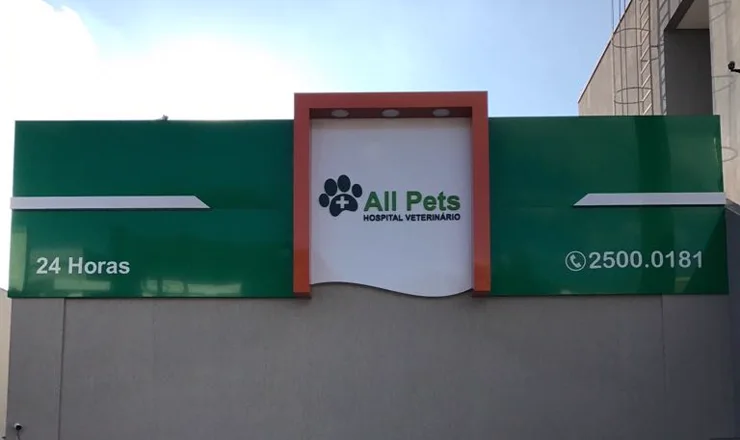Fachada da All Pets Hospital Veterinário 24 horas